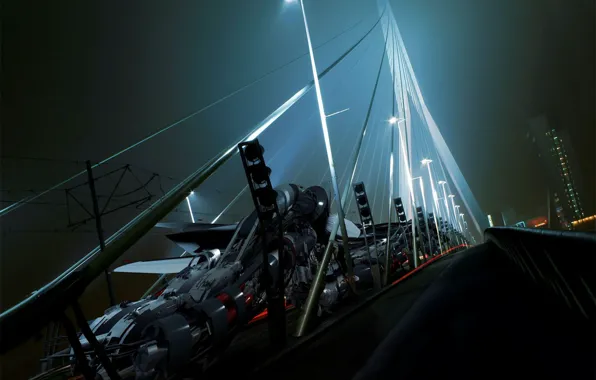 Мост, обработка, 3-D