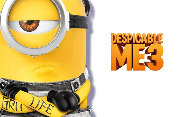 Tatoo, animated film, minion, animated movie, Despicable Me 3, Minion Despicable Me