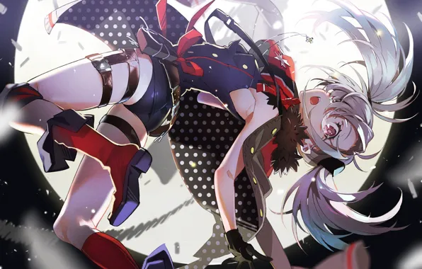 Девушка, оружие, арт, Girls Frontline, Девушки фронта, HK21