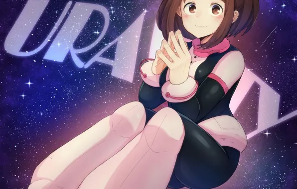 Девушка, My Hero Academia, Boku No Hero Academia, Моя Геройская Академия, Урарака Очако