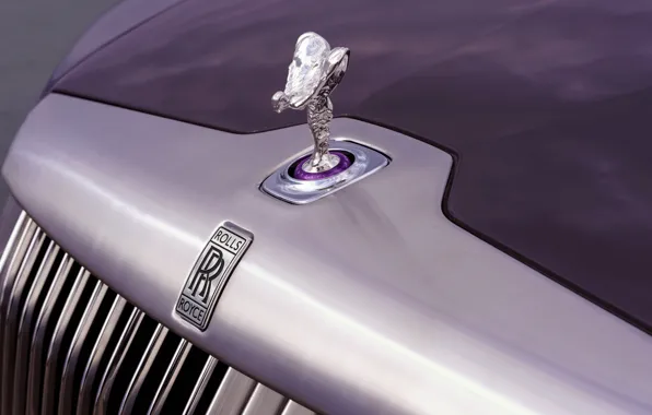 Rolls-Royce, logo, symbol, Spirit of Ecstasy, Amethyst, Rolls-Royce Amethyst Droptail