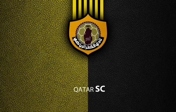 Wallpaper, sport, logo, football, Qatar SC
