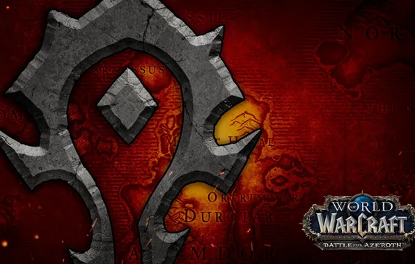 Картинка Blizzard, Horde, World of WarCraft, Battle for Azeroth