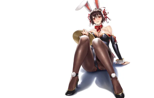Girl, hot, sexy, anime, stockings, pretty, babe, bunny