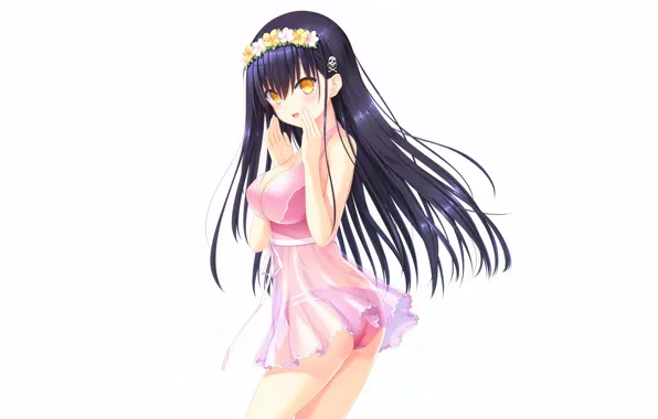 Girl, sexy, lingerie, ass, pantsu, cleavage, babydoll, panties