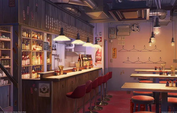 Бар, напитки, стойка, Love Money Rock’n’Roll, Bar and Club