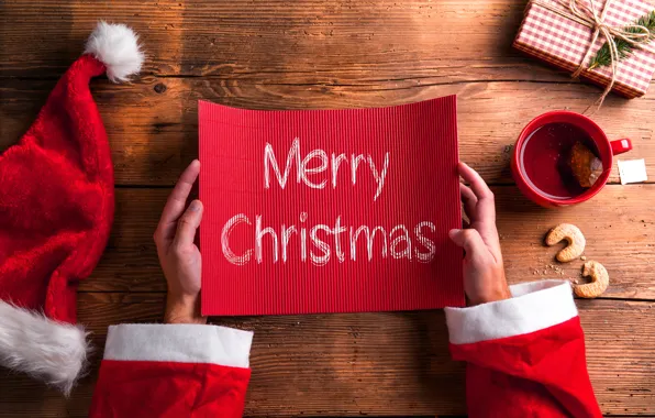 Картинка Новый Год, Рождество, подарки, Christmas, wood, Merry Christmas, Xmas, decoration