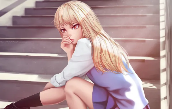 Девушка, аниме, арт, Sakurasou no Pet na Kanojo