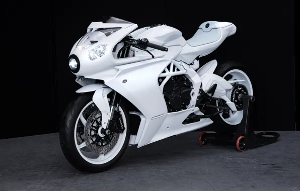 Картинка Белый, Мотоцикл, White, MV Agusta, Bikes, Sport Bike, Superveloce, 2024