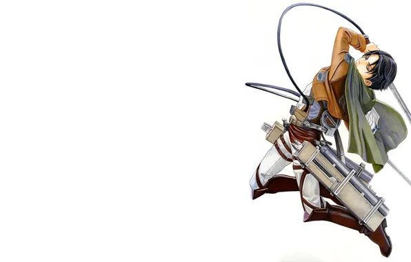 Оружие, прыжок, рисунок, лезвия, арт, тросы, Атака Титанов, Shingeki No Kyojin