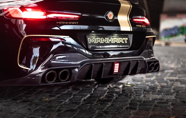 Фары, BMW, вид сзади, Manhart, 8-Series, 2019, G15, M850i