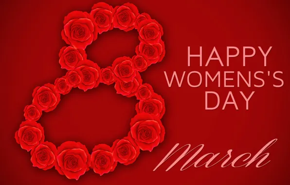 Праздник, розы, весна, 8 марта, flowers, women's day