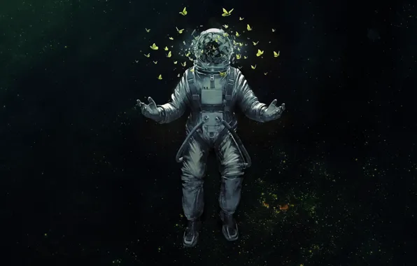 Space, Wallpaper, Astronaut