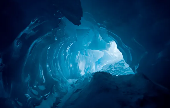 Ice, Antarctica, Cave
