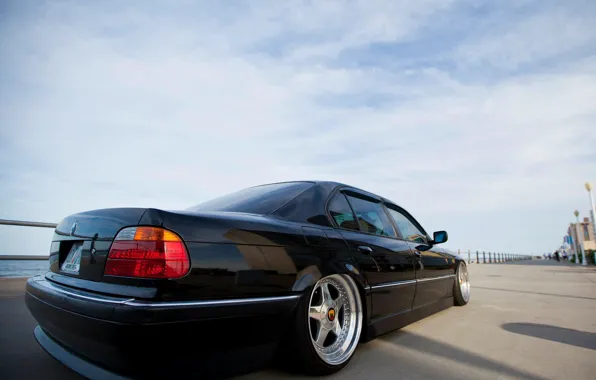 Car, небо, облака, тюнинг, bmw, sky, tuning, бумер