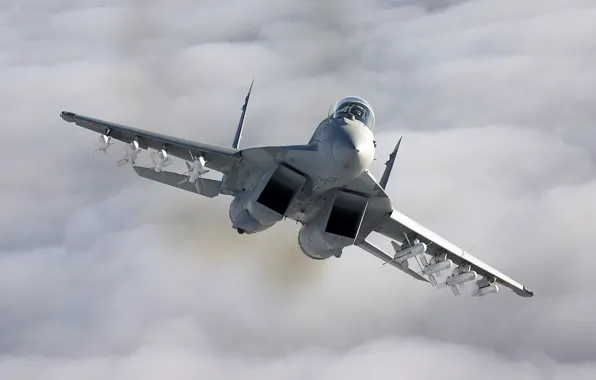 Картинка самолет, истребитель, Миг-35