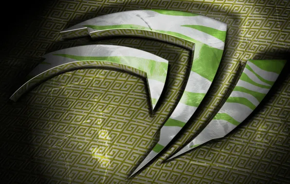 Green, nvidia, logo