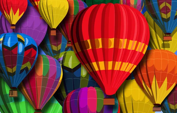 Картинка цвета, абстракция, шары, текстура, Воздушные шары