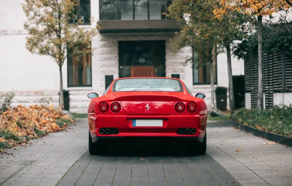 Ferrari, rear, 575, Ferrari 575M Maranello