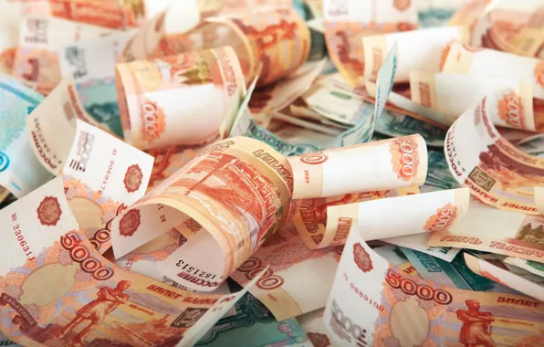 Деньги, рубли, банкноты