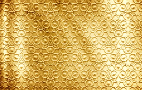 Металл, фон, золото, узор, текстура, golden, pattern
