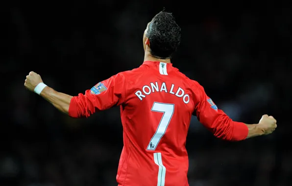 Футбол, звезда, Cristiano Ronaldo, знаменитость, футболист, Роналду, Манчестер юнайтед, празднование