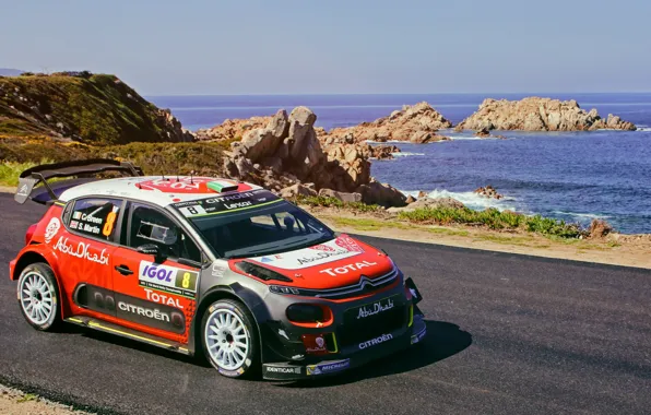 Море, Авто, Спорт, Машина, Набережная, Гонка, Ситроен, Citroen
