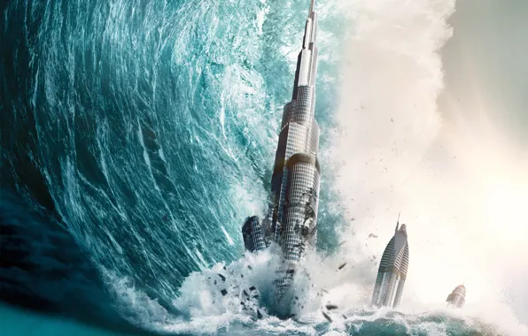 Волны, здания, Апокалипсис, Movie, Geostorm, Геошторм