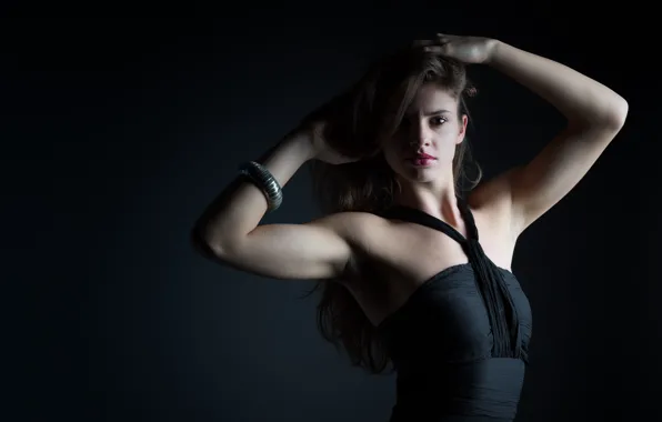 Картинка взгляд, лицо, фон, модель, Veronica