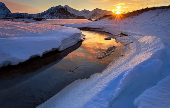 Norway, Nordland, Haukland