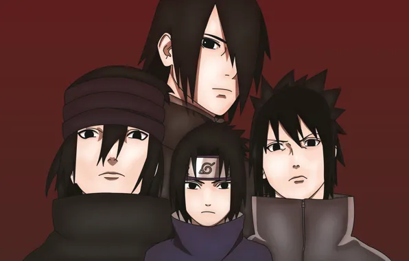 Картинка Sasuke, Naruto, eyes, man, boy, ninja, Uchiha Sasuke, shinobi