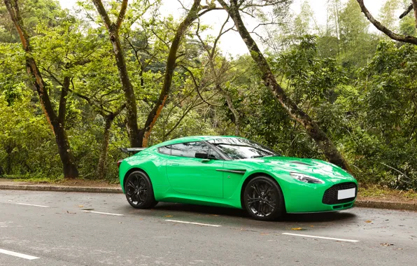 Картинка green, aston martin, v12, zagato