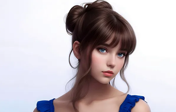 Картинка girls, backdrop, neural network