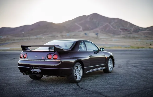 Картинка Nissan, GT-R, Skyline, R33, Nissan Skyline GT-R, rear view