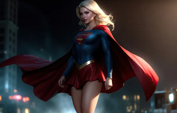 Картинка art, supergirl, superheroes, vigilance