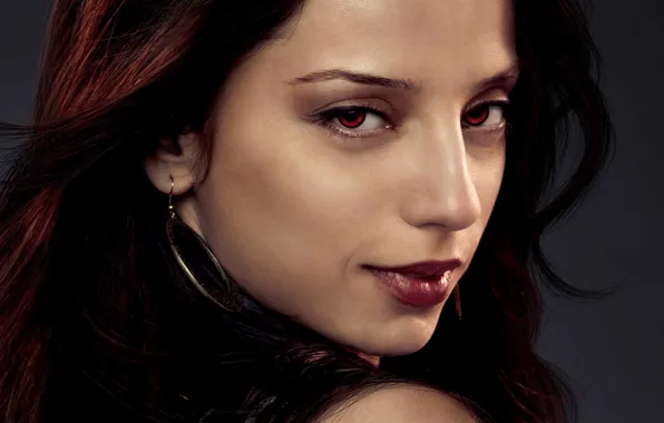 Девушка, фон, вампир, красные глаза, персонаж, Сумерки Сага Рассвет, The Twilight Saga Breaking Dawn - …