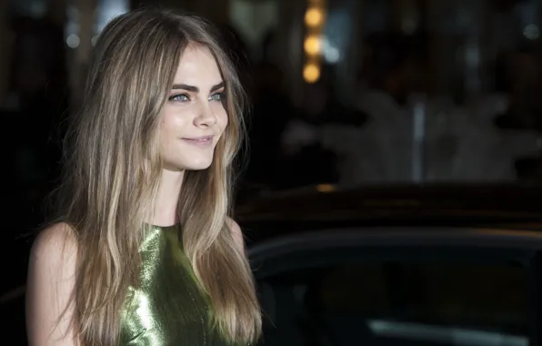 Картинка hair, взгляд, поза, актриса, 2012, Cara Delevingne, макияж, Кара Делевинь
