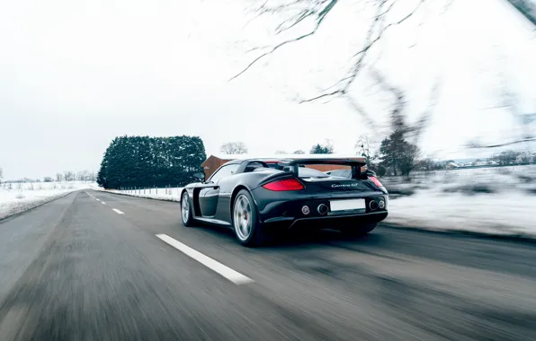 Картинка Porsche, speed, drive, Porsche Carrera GT