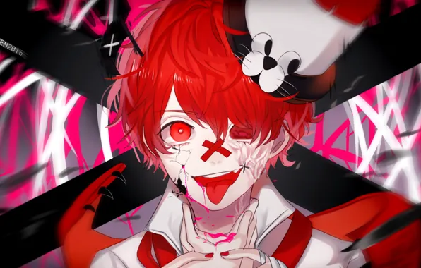 Картинка взгляд, аниме, парень, vocaloid