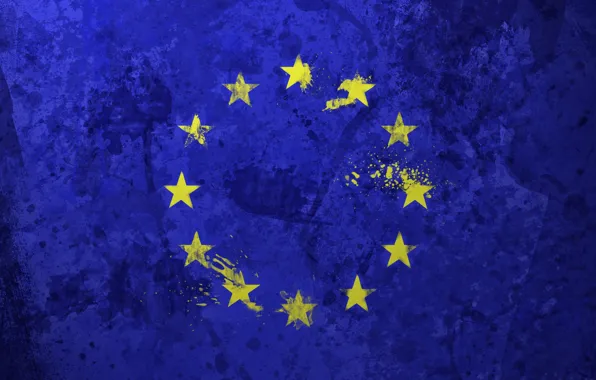 Картинка звёзды, флаг, Европейский союз