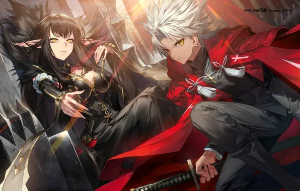 Девушка, парень, Fate - Apocrypha, Судьба Апокриф