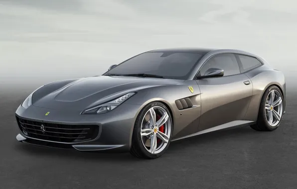 Картинка ferrari, феррари, передок, gtc, lusso