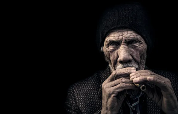 Взгляд, музыка, человек, портрет, инструмент
