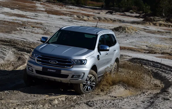 Картинка земля, Ford, грязь, грунт, Everest, 4WD, XLT, 2019