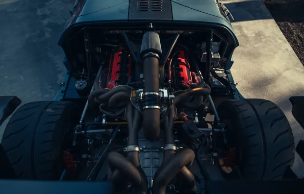 Картинка Ford, engine, GT, Ruffian GT40
