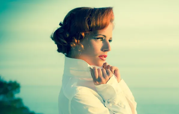 Девушка, Ariel, Ариэль, Redhead, Piper Fawn, Рыжеволосая