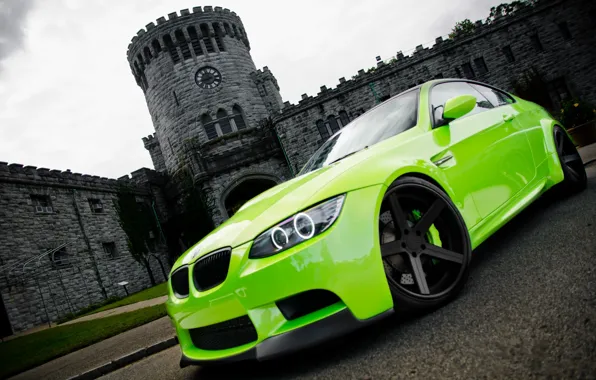 Картинка зеленый, фото, обои, cars, auto, wallpapers, BMW M3