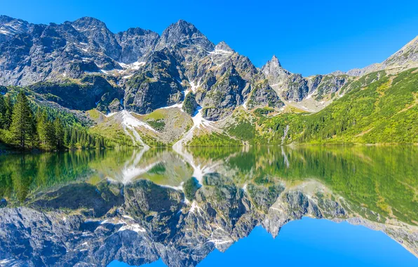 Польша, Озеро Морске-Око, Горы Татры