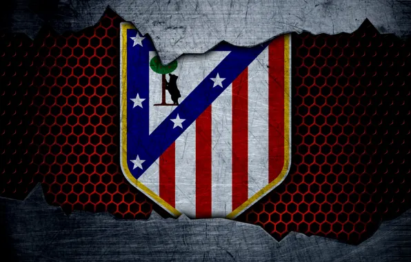 Wallpaper, sport, logo, football, Atletico Madrid