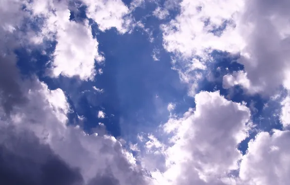 Картинка небо, облака, фото, обои, пейзажи, небеса, облако